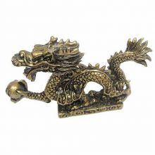 Китайский дракон под бронзу
