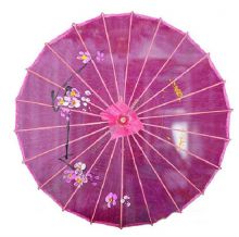 Зонтик для танца малиновый 80 см.