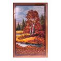 Картинка с крошкой янтаря 9 х11 "Осень"