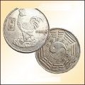 Китайская монета счастья «Петух» 3,5 см