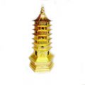 Пагода Девятиярусная Золотая 13х4см