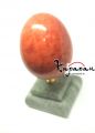 Яйцо из Камня Красное Оникс 5х7,5 см.
