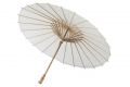 Зонтик для Гейши Белый 80  см.